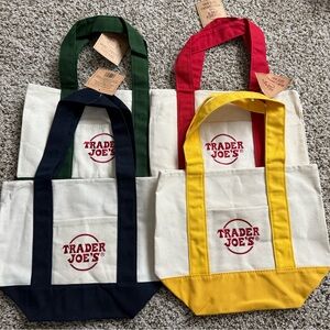 4 NEW TRADER JOE’S MINI TOTE